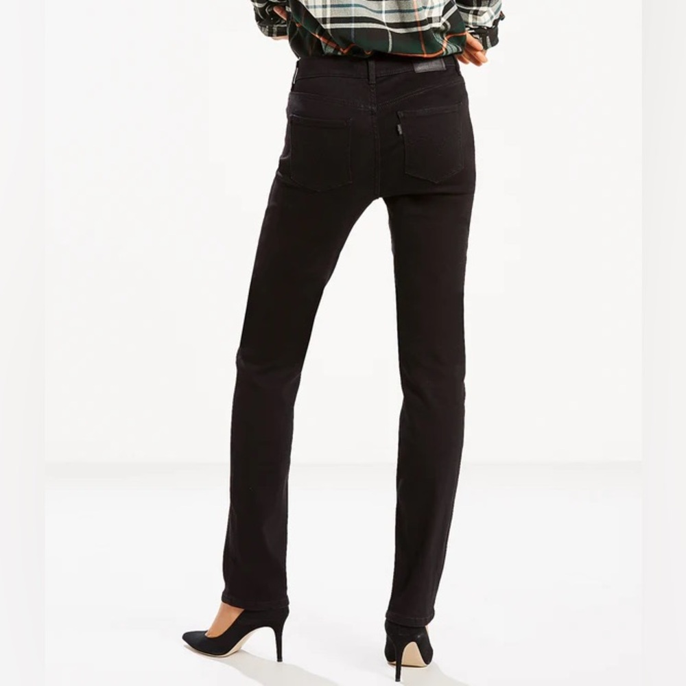Levi’s 505 Straight Leg Black Jeans Size 8